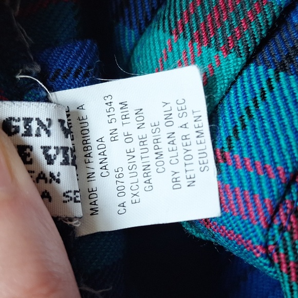 Pure wool tartan skirt - Picture 4 of 5